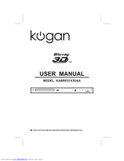Kogan KABRP21X3DAA User Manual