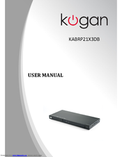 Kogan KABRP21X3DB User Manual