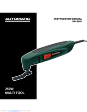 Automatic DB 5801 Instruction Manual