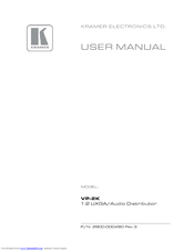 Kramer VP-2K User Manual