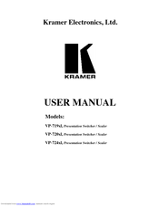Kramer VP-719x1 User Manual