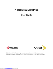 Kyocera Sprint DuraPlus User Manual