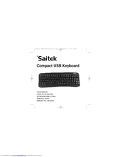 Saitek Compact USB User Manual