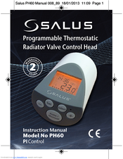Salus PH60 Instruction Manual