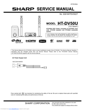 Sharp HT-DV50U Service Manual