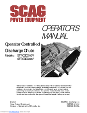 Scag Power Equipment STT-OCDC-52V Operator's Manual