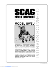 Scag Power Equipment SWZU48-17KA Operator's Manual