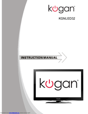 Kogan KGNLED32 Instruction Manual