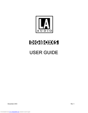 LA Audio Digibox SPD S4 User Manual