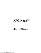 Sceptre LCD Monitor X9C-NagaV User Manual