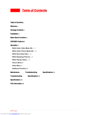 Sceptre CCR2000 User Manual