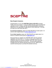 Sceptre E Series User Manual