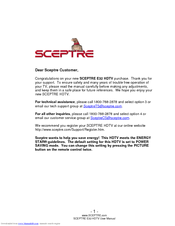Sceptre E32 User Manual