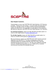 Sceptre X270 User Manual