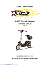 X-Treme X-360 Owner's Manual