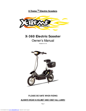 X-TREME X-360 Owner's Manual