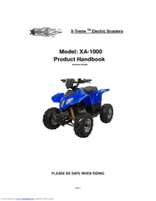 X-TREME XA-1000 Product Handbook