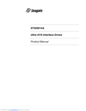 Seagate ST320014A Product Manual