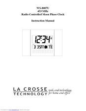 La Crosse Technology WS-8007U Instruction Manual