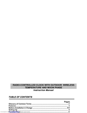 La Crosse Technology WS-8318U Instruction Manual