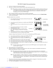 La Crosse Technology WS-9031U Instruction Manual