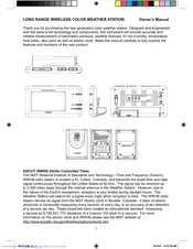 La Crosse Technology WS-450B Owner's Manual