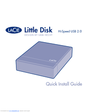 Lacie Little Disk Quick Install Manual