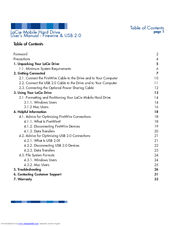 Lacie Mobile Hard Drive User Manual
