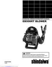 Shindaiwa EB508RT Owner's/Operator's Manual