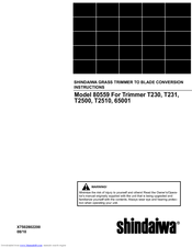 Shindaiwa 80559 Conversion Instructions