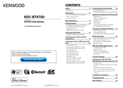 Kenwood KDC-BT47SD Instruction Manual