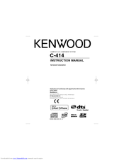 Kenwood C-414 Instruction Manual