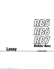 Laney Richter Bass RB7 Manual