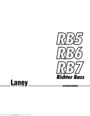Laney Richter Bass RB6 Manual