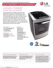 LG WT1201CV: Large Top Load Front Control Washer