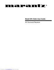 Marantz SR-14mkII User Manual