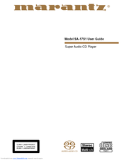 Marantz SA-17S1 User Manual