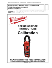 Milwaukee 2236-20 Repair Service Instructions