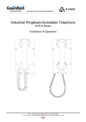 Guardian SCR-11A Installation & Operation Manual