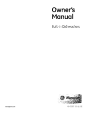GE monogram ZBD6920V00SS Owner's Manual