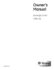 GE monogram ZDBC240 Owner's Manual