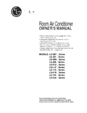 LG LS-R12 Series Owner's Manual
