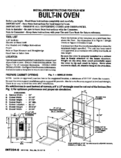 GE Oven Installation Instructions