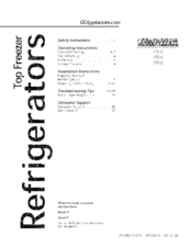 GE GTL12 Owner's Manual And Installation Instructions