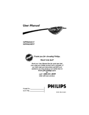 Philips 30PW6337 User Manual
