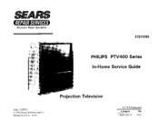 Philips PTV400 series Service Manual