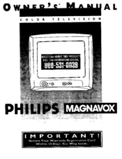 Philips/Magnavox PR1389X1 Owner's Manual