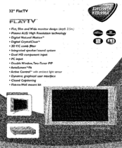 Philips 32FD9954 Owner's Manual