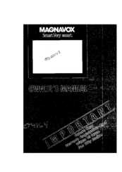 MAGNAVOX CT4764 Owner's Manual