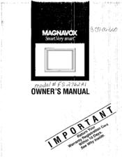 MAGNAVOX FS5762A1 Owner's Manual